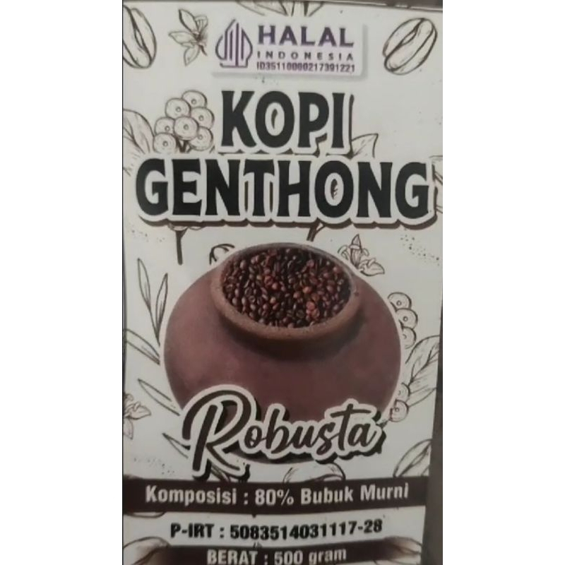 

Kopi Genthong 200 Gr