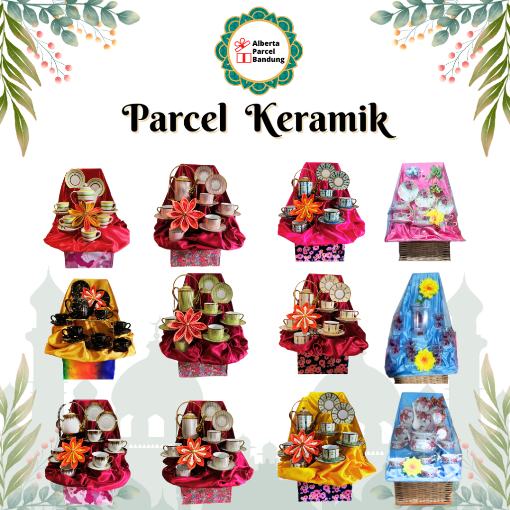 

(GOCAR READY) Parcel Idul Fitri / Parcel Kithan / Kado Ultah Unik / Hampers Ulang Tahun - Parcel Keramik Bandung