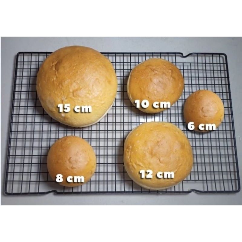 

Roti Burger / Brioche / Glazed Wijen Bun uk. 10 cm 75 gram