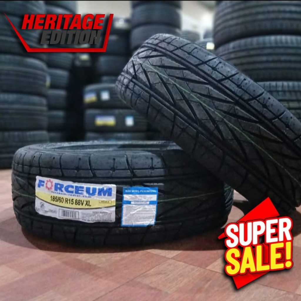 Ban mobil tubles murah awet ring 15 ukuran 185 60 R15 mrek forceum hexa r manado