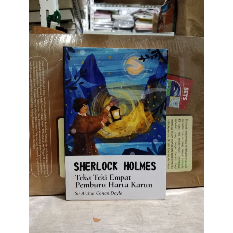 BUKU NOVEL SHERLOCK HOLMES TEKA TEKI EMPAT PEMBURU HARTA KARUN
