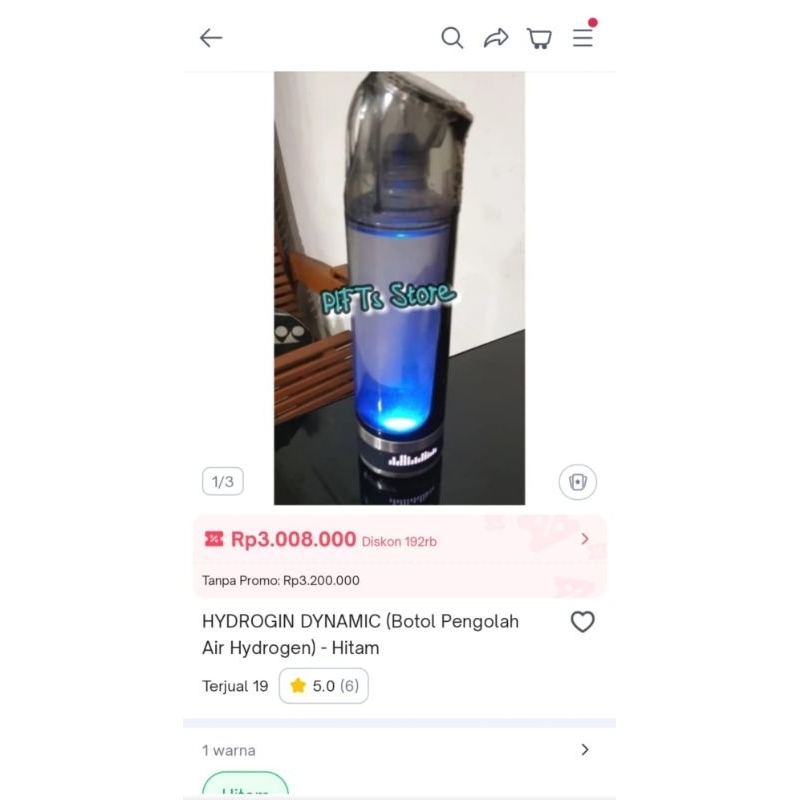 

hydrogin dynamic ( air apapun jadi hydrogin )