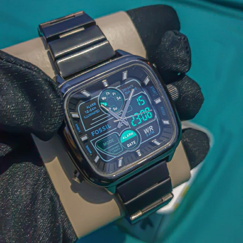 Jam Tangan F O S S I L F0ssil FS5889 Ocil Original Authentic Second Preloved