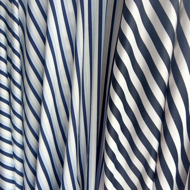Kain - Kain Silk Motif - Kain Baby Silk Motif Salur Import - Kain Silk Luxury - Kain Silk Lembut - K