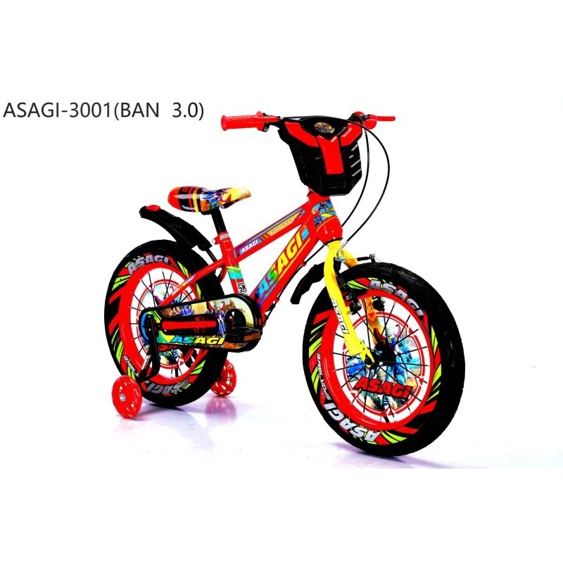 Sepeda  anak laki Bmx 16 inch"  ban pompa ban besar