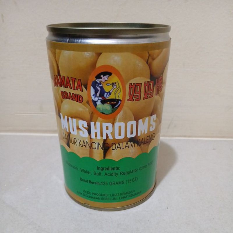 

JAMUR KANCING DALAM KALENG CAP MAMATA 425 GRAM