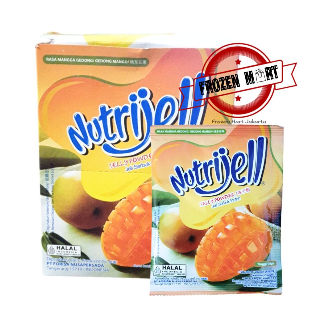 

NUTRIJELL Mangga Gedong / Agar Agar Instant / Konnyaku Jelly Powder 15 Gr / Nutrijell Jelly Powder