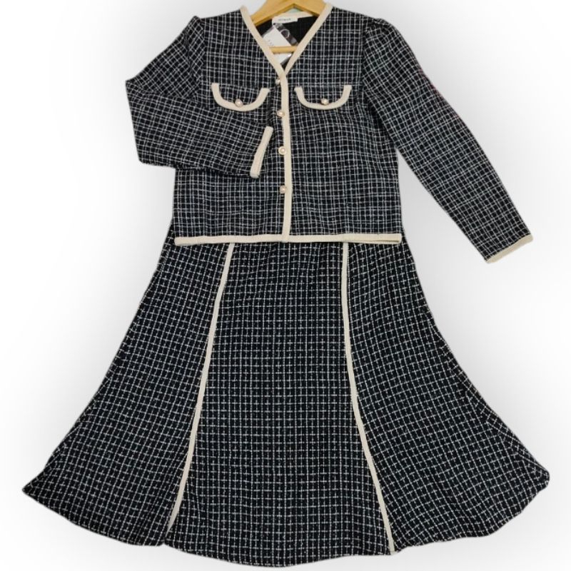 ONE SET ROK BLAZER TWEED PREMIUM IMP0RT BKK