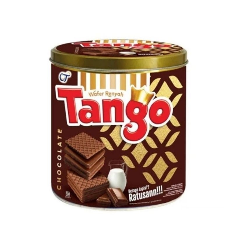 

Waffer Tango Chocolate Kaleng 240 Gram