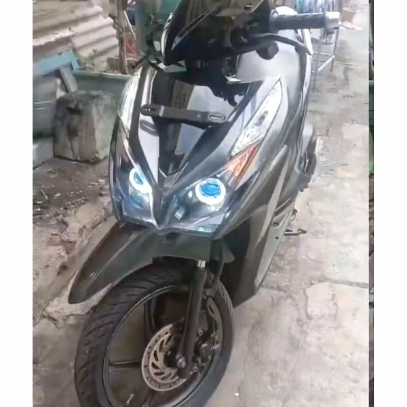 reflektor lampu depan vario 125 old kzr castem proji biled ala ala tinggal pasang