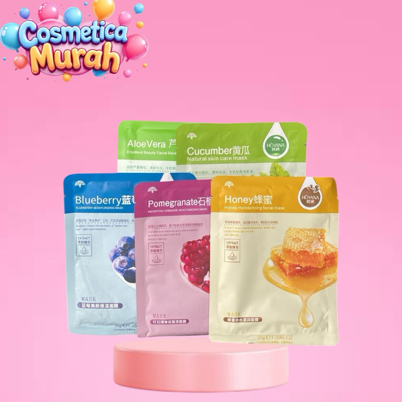 [c,ex] ADA HARGA GROSIR - ROREC SHEET MASK - MASKER WAJAH TISU ROREC BRIGHTENING MOISTURIZING