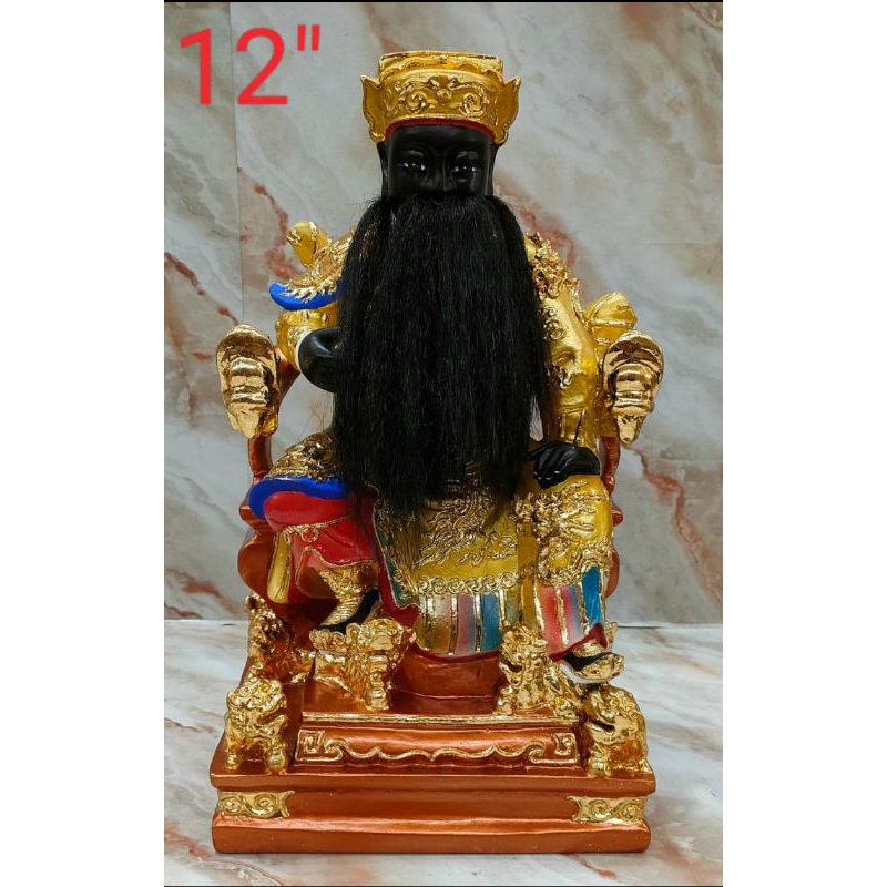 patung dewa kim hu ong ya / kim ong ya - fiber - 12inch