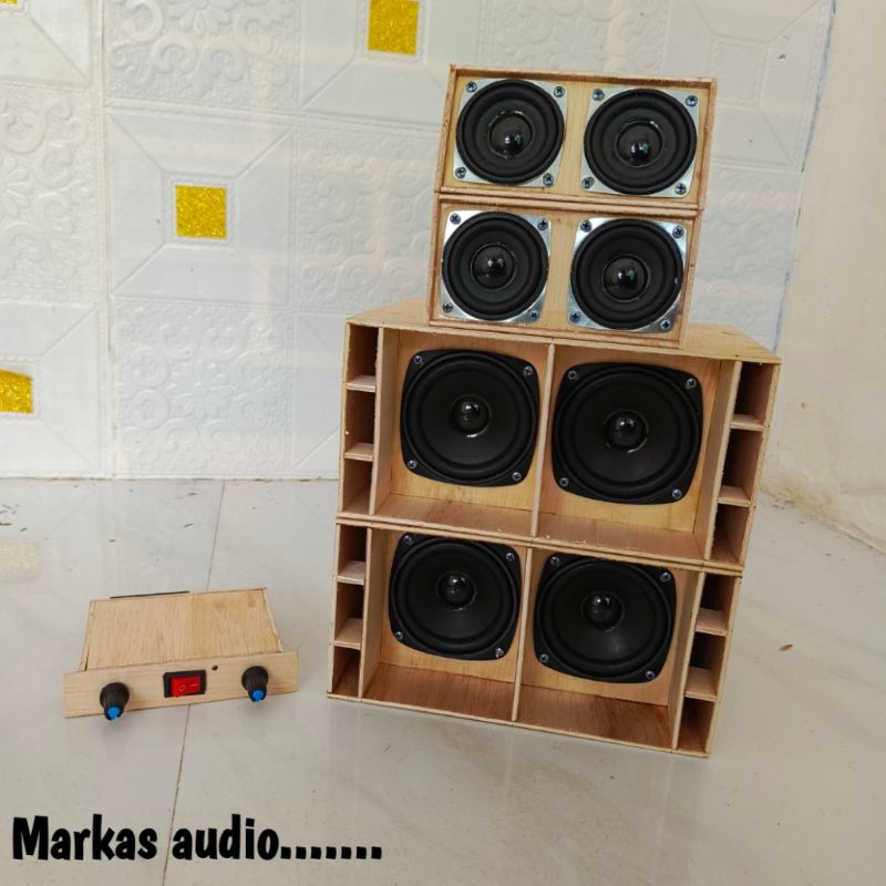 paket glarity sound sistem miniatur 3inch spl audio