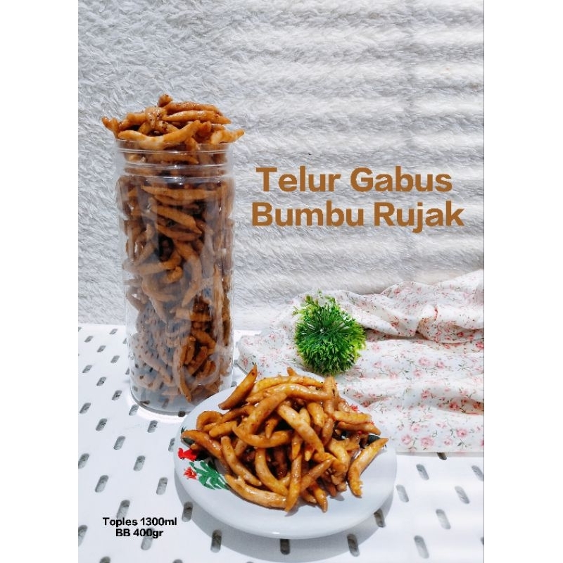 

telur gabus bumbuk rujak