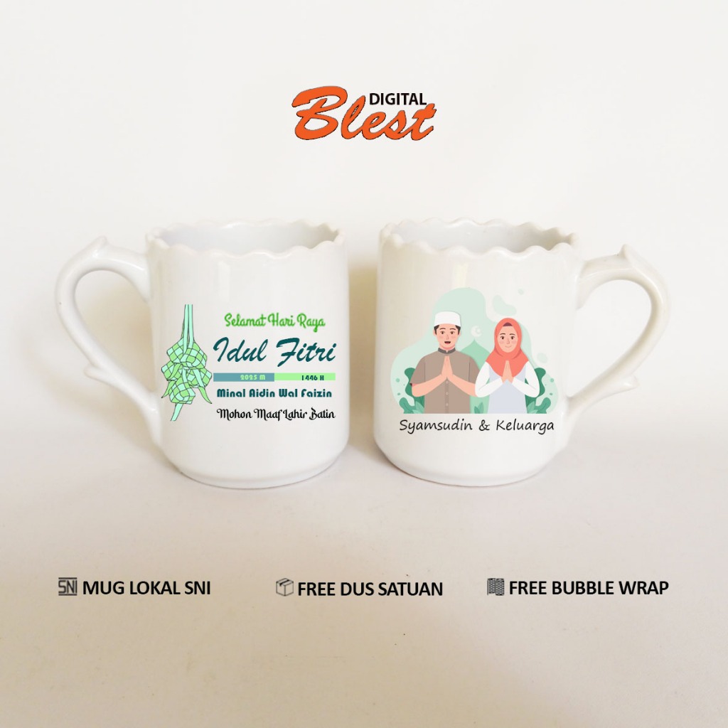 mug custom - mug flower  gambar custom