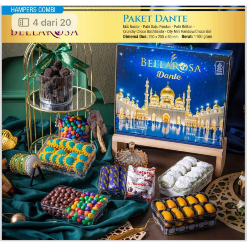 

Parcel Bellarosa Dante Paket Hampers Edisi Lebaran, Ready Stock Delivery Jogja
