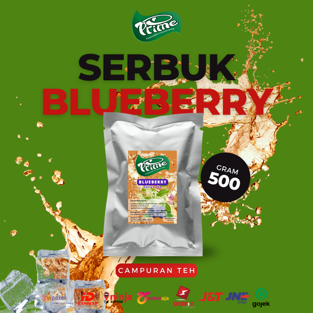 

Bubuk Prime Series Tea Rasa Blueberry 500 gr