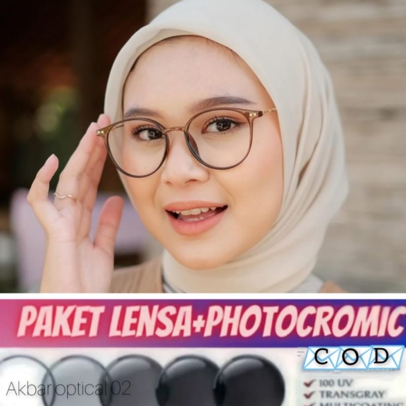 KACAMATA KOREA MINUS 9531 PAKET PHOTOCROMIC