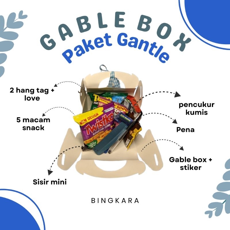 

[Bingkara] {S} Hampers Gift Box/ Gift Box Murah/ Gift box Unik/ Hampers Snack/ Hampers Aksesoris