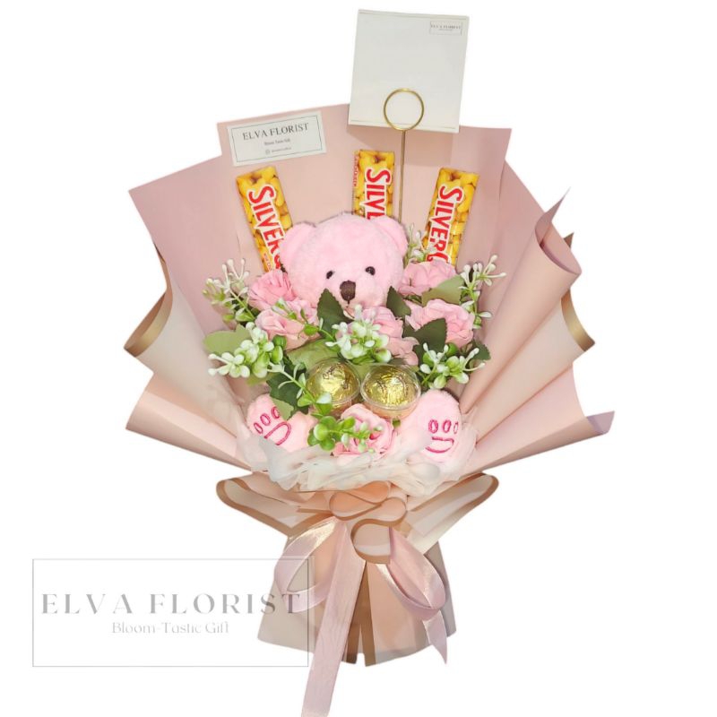 

Buket Boneka Cokelat Valentine/ Buket Bunga Boneka/Buket Cokelat