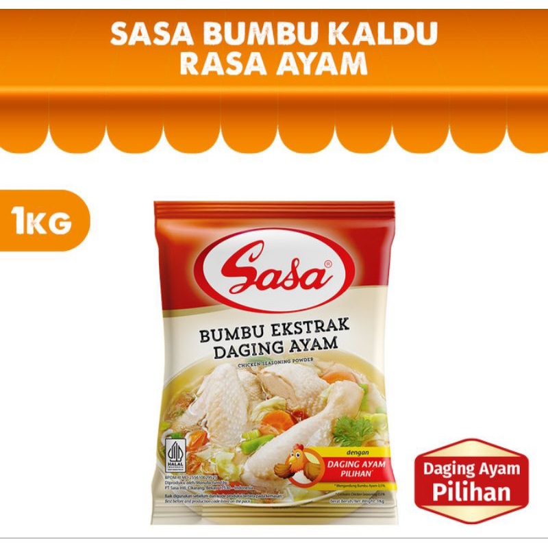 

Sasa Bumbu Kaldu Pelezat Rasa Ayam 1 Kg | Bumbu Serbaguna Ekstrak Daging Ayam
