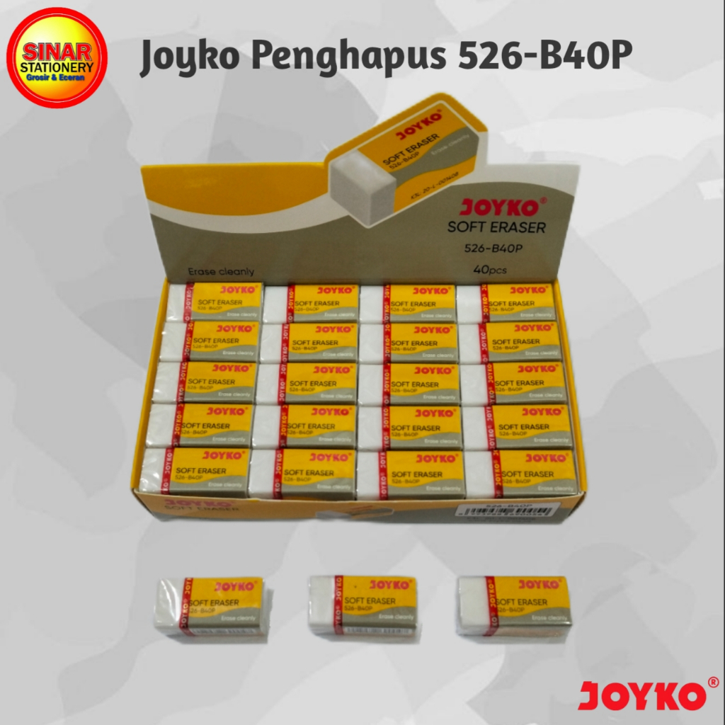

Joyko Penghapus Putih 526-B40P (40 pcs)