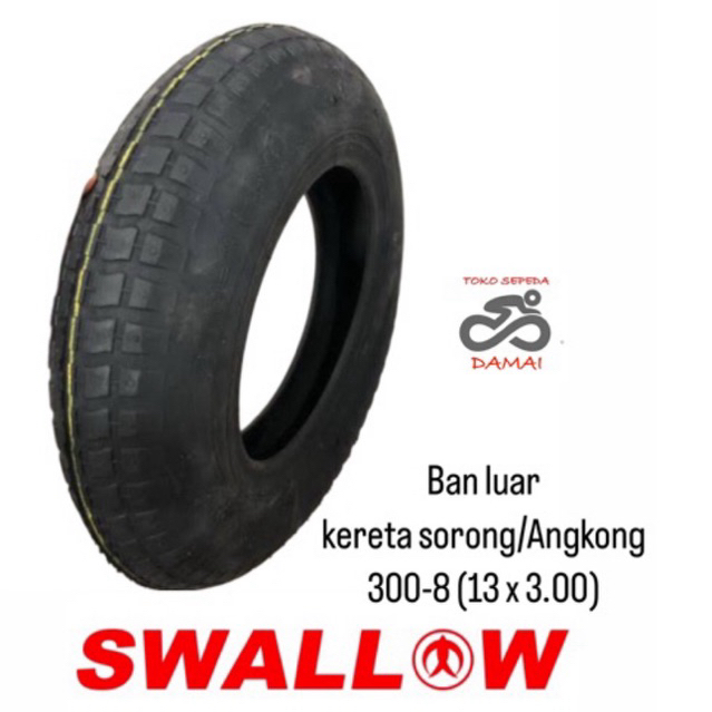 Ban luar Sorong/angkong/gerobak dorong lori arco/arko/ArtcoSWALLOW 3.00-8(13x3.00) s-369o