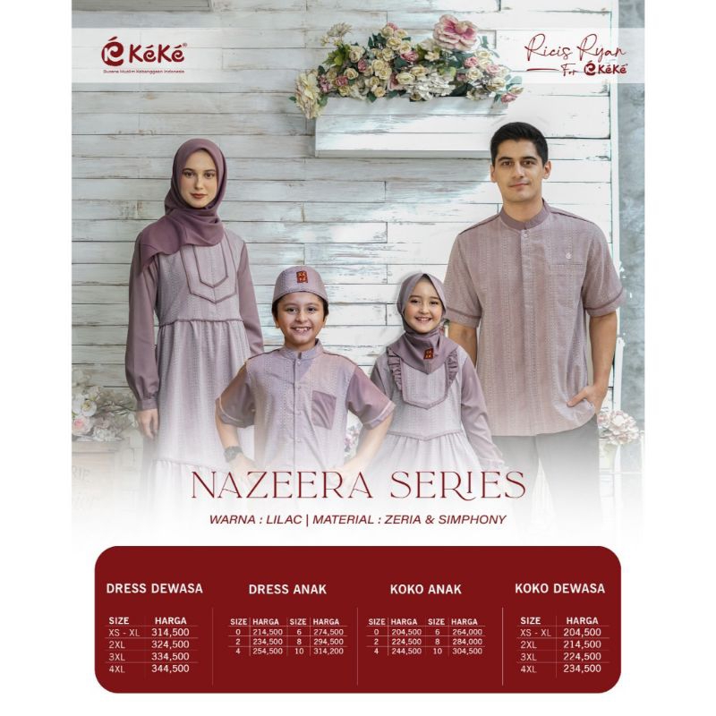 SARIMBIT KEKE SARIMBIT KEKE NAZEERA SERIES LILAC