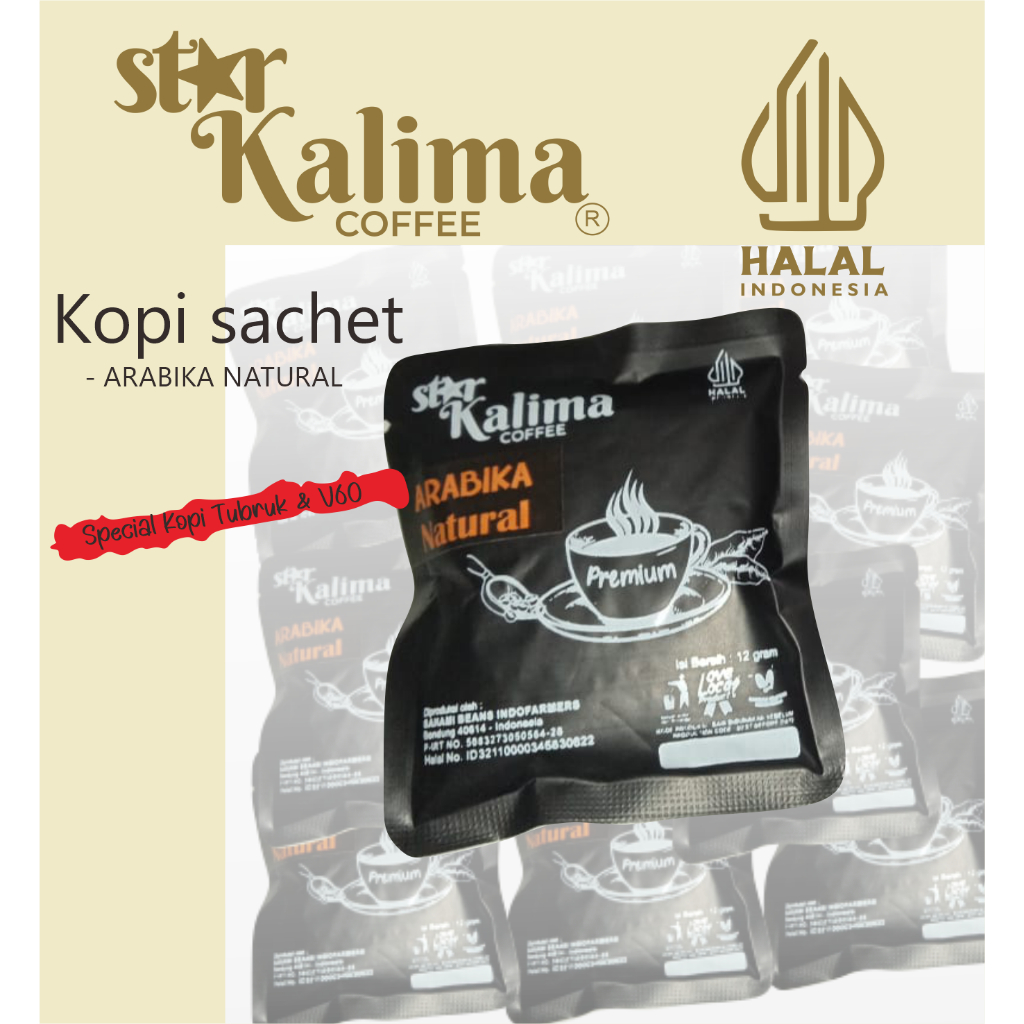 

Kopi Arabika Natural 12gram