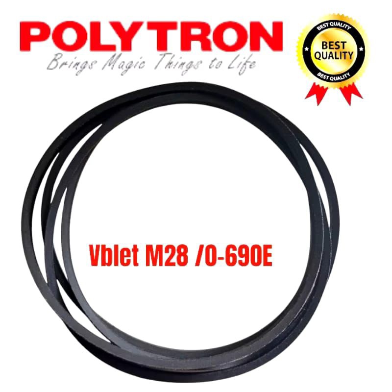 JudulVanbelt Vbelt karet puly mesin cuci polytron PWM7056/M28 mesin cuci polytron 2 tabung