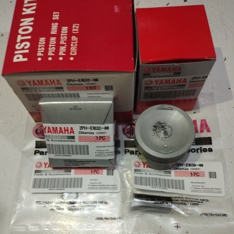 PISTON KIT RING SEHER SET MIO M3 MIO S MIO Z MIO 125 STANDAR OS 25/50/75/100 2PH