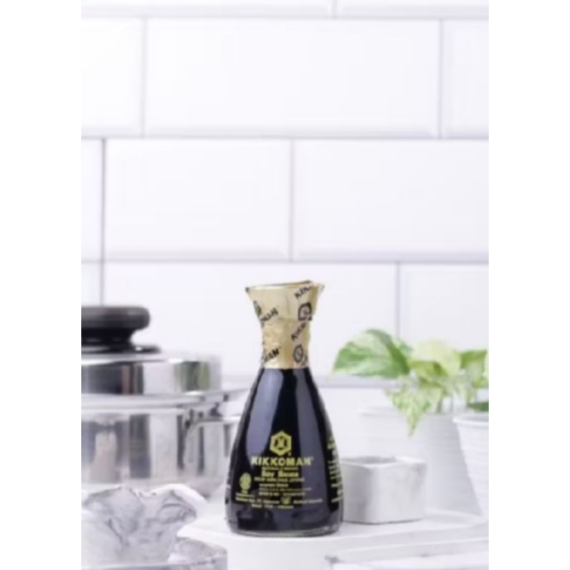 

Kikkoman Soy Sauce Halal Botol 150 ml/Kecap Asin Khas Jepang