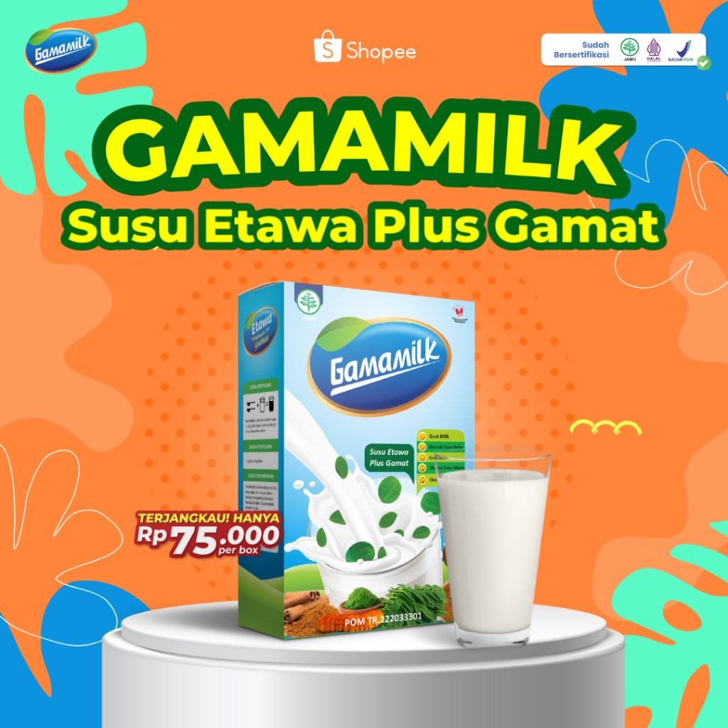 

GAMAMILK Susu Kambing Etawa Plus Gamat - HALAL Dan BPOM