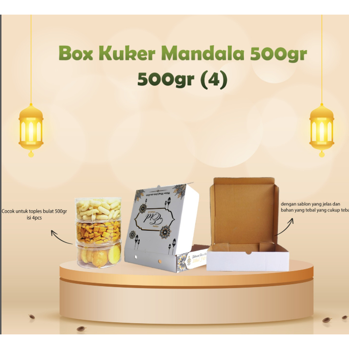 

Box Kuker Mandala 500gr isi 4