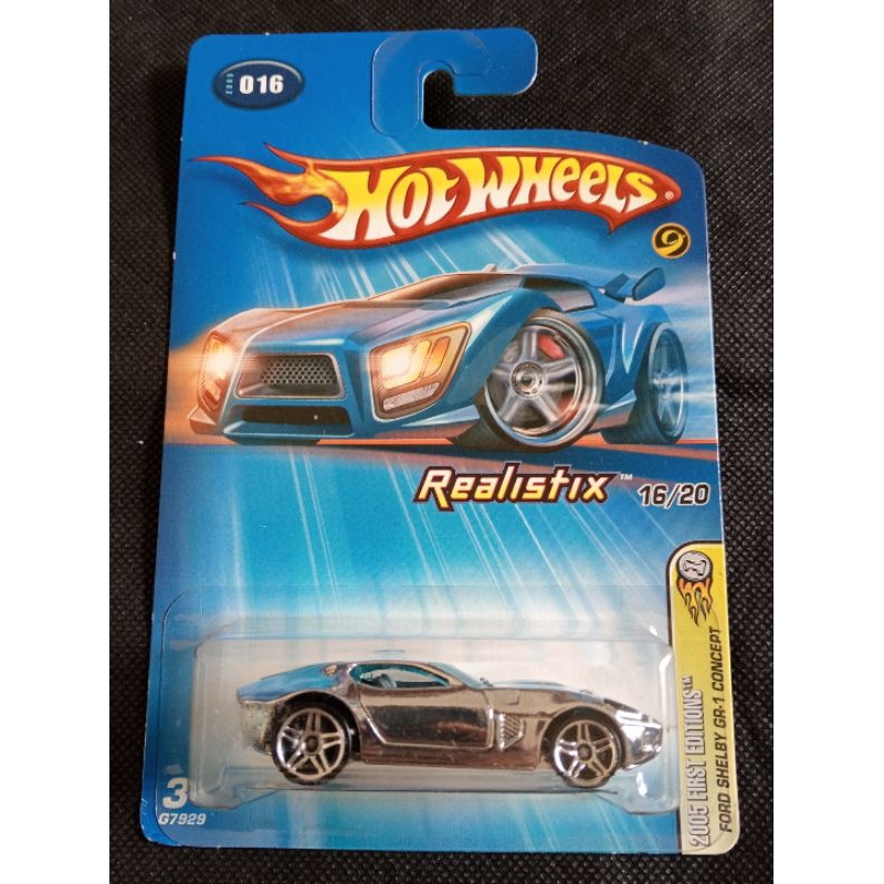 HOT WHEELS FORD SHELBY GR-1 CONCEPT SILVER
