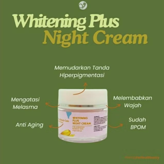 Whitening Plus Night Cream Victory Beauty Care | VBC Skincare