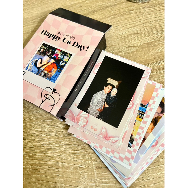 Gift box polaroid isi 16 foto polaroid colorfull | bebas custom box