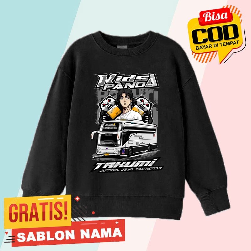Sweater Anak Kids Panda / Jaket Anak Laki Laki & Perempuan Kids anda