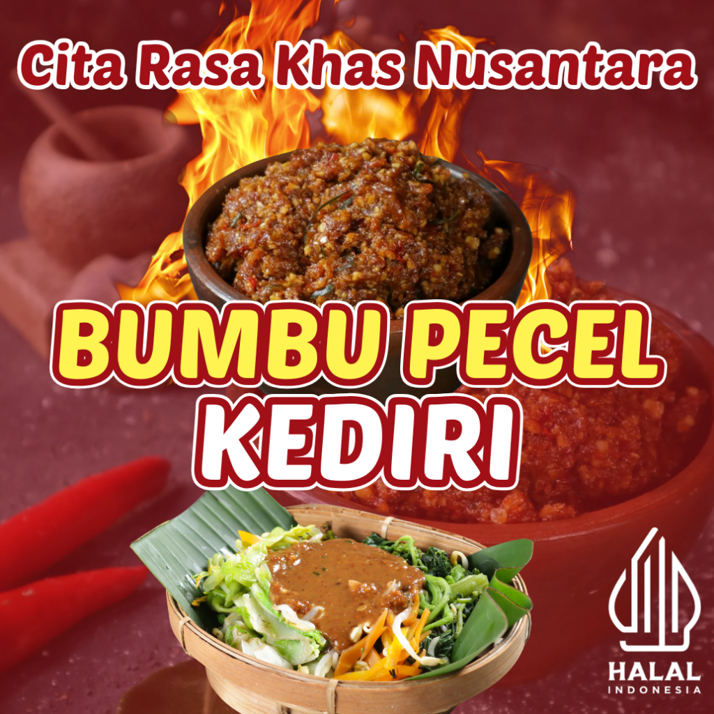

Bumbu Pecel kediri Khas Wilis asli siap saji enak nikmat cocok untuk nasi pecel, lontong, sayur tahu