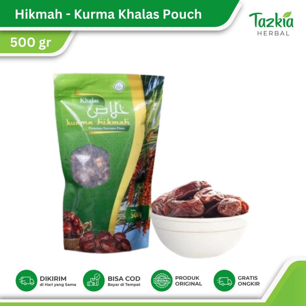 

HIKMAH - Kurma Khalas Kholas Hikmah 500gr