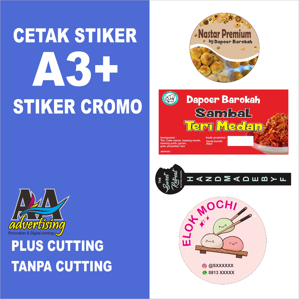 

FREE DESAIN STICKER KUKER LEBARAN/ STICKER KUE/ STICKER LEBARAN / STICKER TOPLES