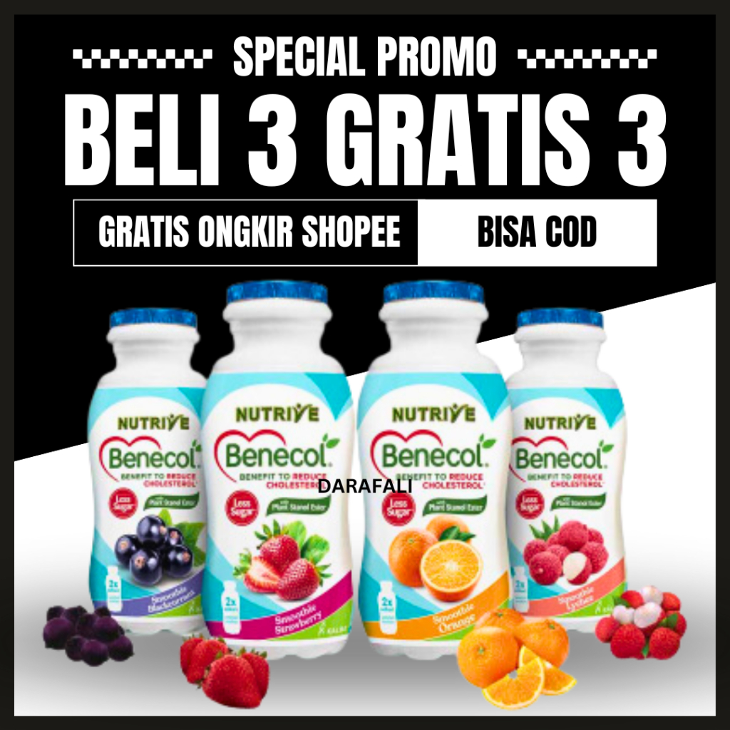 

Nutrive Benecol Obat Penurun Kolesterol 100ml | Beli 3 Gratis TIGA