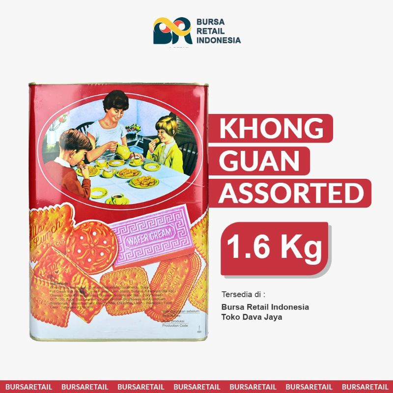 

KHONG GUAN ASSORTED 1,6Kg/KHONG GUAN KALENG