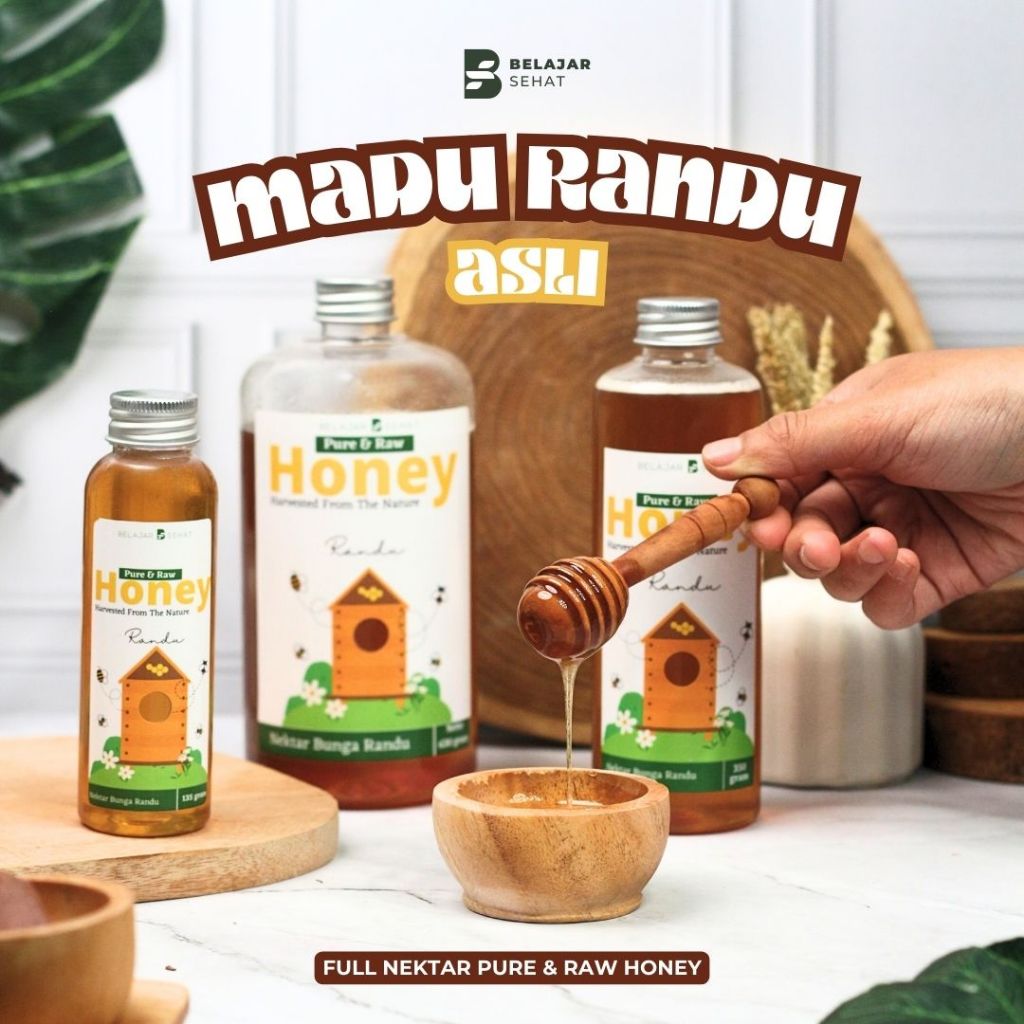 

Belajar Sehat - Madu Randu Asli Murni Full Nektar Pure & Raw Honey