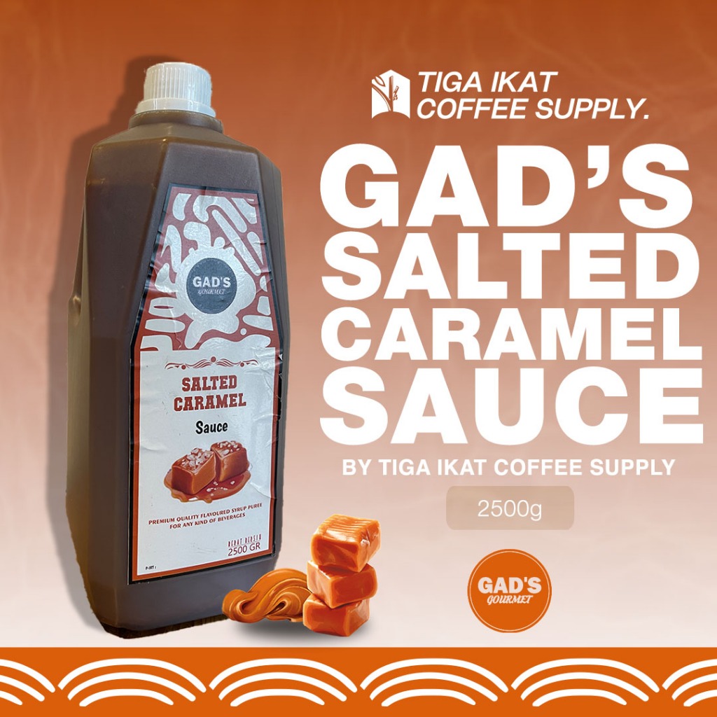 

Gads Salted Caramel Sauce - Topping Saus Salted Karamel 1 Kg