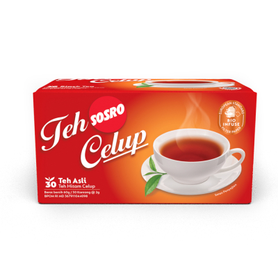 

SOSRO Teh Celup Hitam 30 Kantung Celup