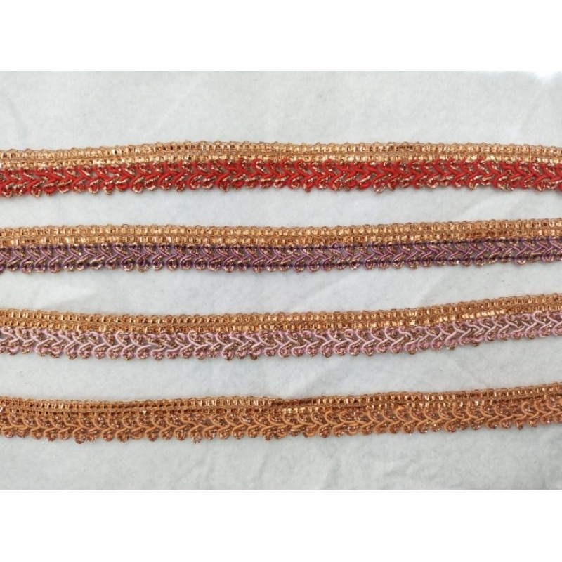 Renda tapis bordir/ renda India meteran