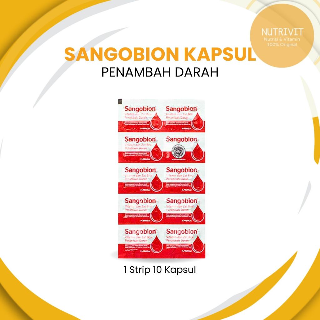 SANGOBION 10 KAPSUL PENAMBAH DARAH