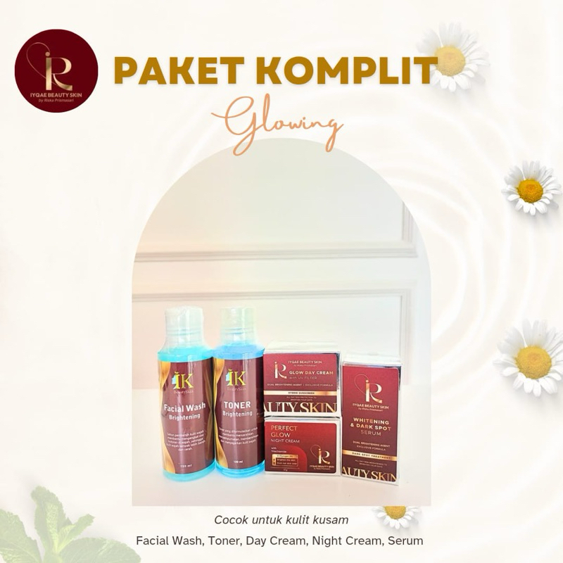 paket komplit Glowing IK Beautyskin