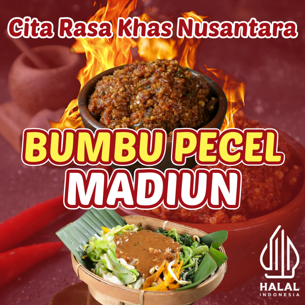 

Bumbu Pecel Madiun Otentik, Rasa Pedas Gurih yang Membuat Pecel Semakin Nikmat
